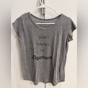 Gray Graphic T-Shirt with Daydream Print
